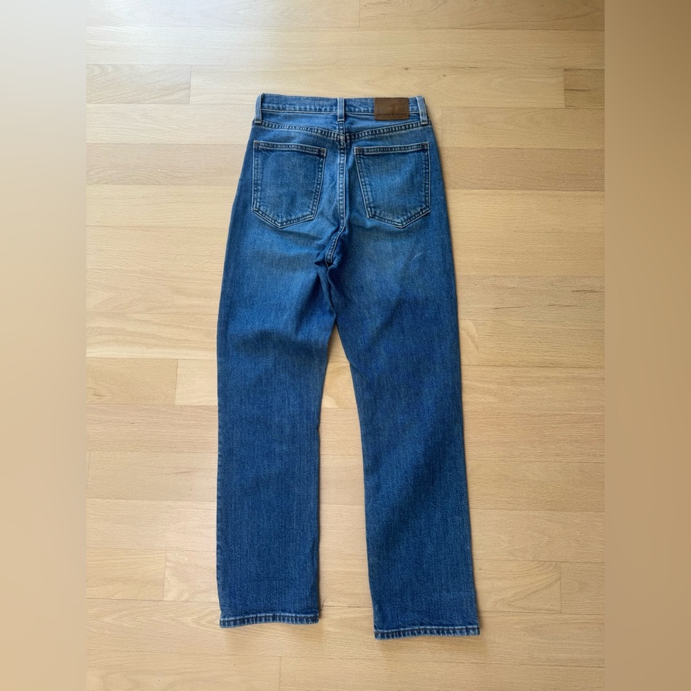 Aritzia Denim Forum The Arlo High Rise Straight Jeans Size 25/28L - Picture 8 of 13